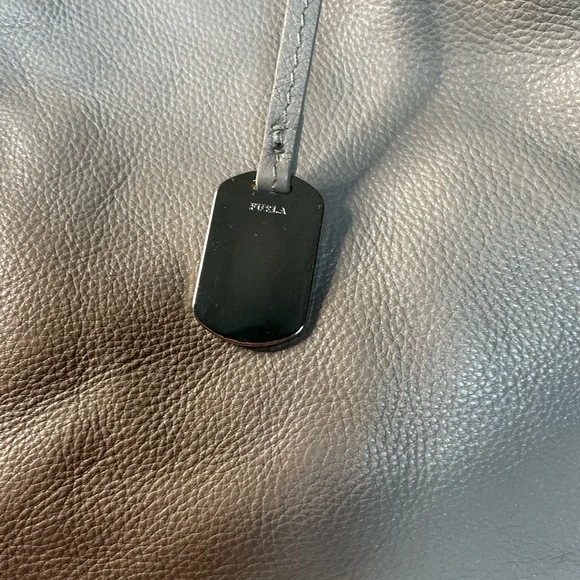 Furla Taupe Leather Handbag - Picture 7 of 15